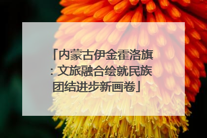 内蒙古伊金霍洛旗：文旅融合绘就民族团结进步新画卷
